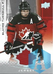 2021 Upper Deck Team Canada Juniors Jersey Blayre Turnbull #58